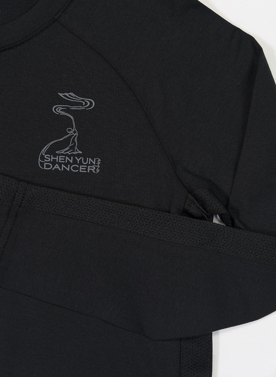 Content boys dancewear breathable mesh black 02 2